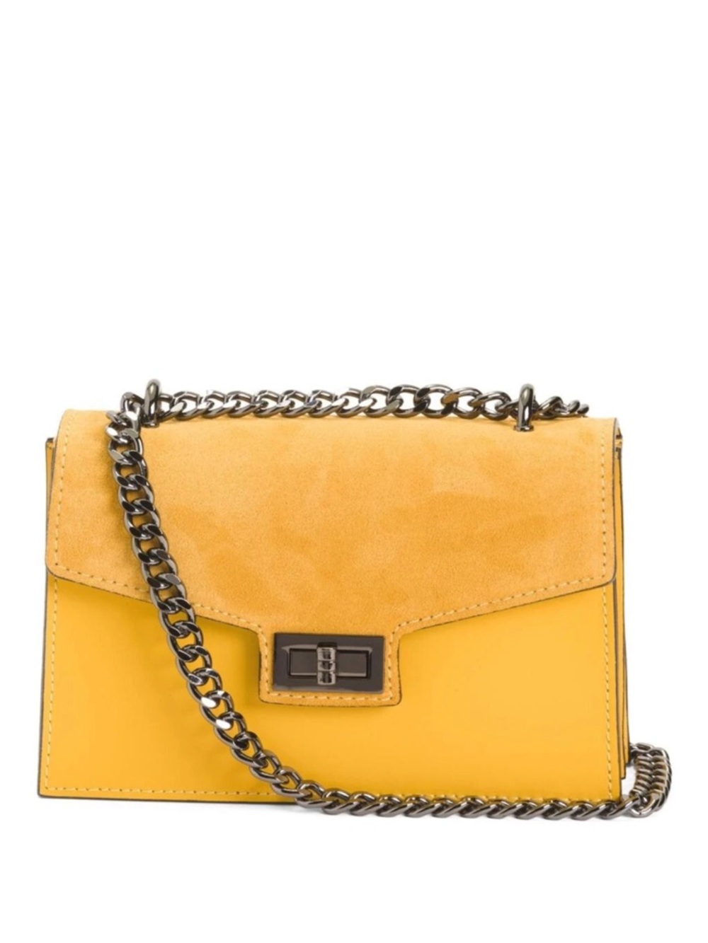 Cheval Yellow Leather Women’s Crossbody Bag
